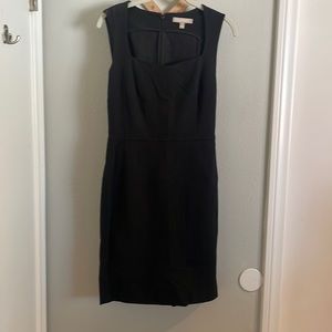 Banana Republic square neck LBD